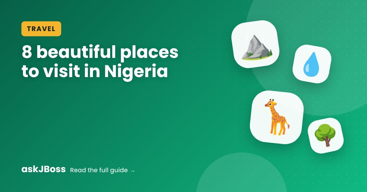 Collage of Nigerian landmarks