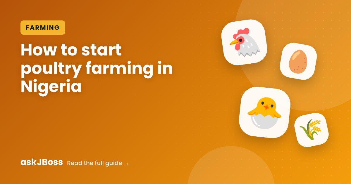 Illustration of chickens, eggs and a farm house