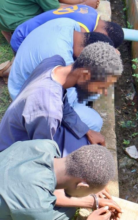Photo: Edo police command detains three suspects following alleged assault on minors