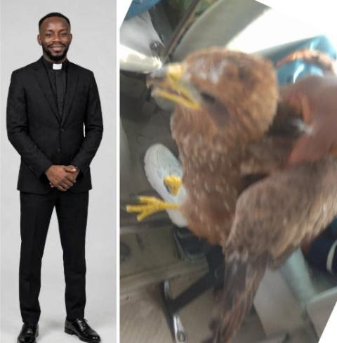 Photo: Nigerian cleric testifies after God ‘arrested a strange bird' that flew close to him